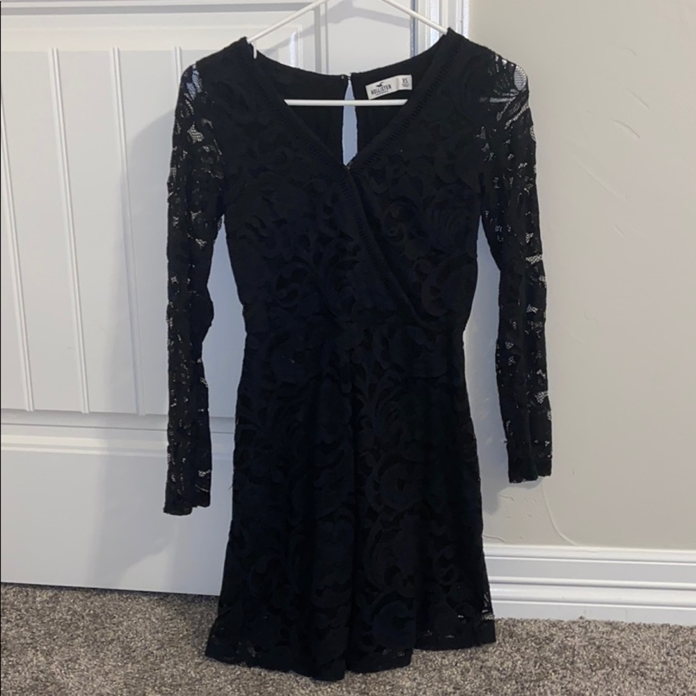 Black Lacy Hollister Dress